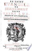 La Sainte Bible