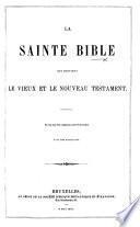 La Sainte Bible ... Revue sur les originaux par Ostervald, etc