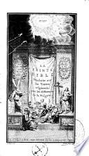 La Sainte Bible traduite sur les textes originaux avec les différences de la Vulgate