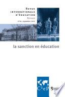 La sanction en éducation - Revue internationale d'éducation sèvres 81 - Ebook