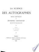 La science des autographes