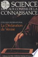 La Science face aux confins de la connaissance