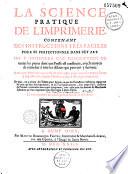 La science pratique de l'imprimerie... par Martin-Dominique Fertel