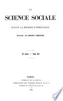 La Science sociale