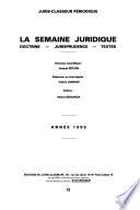 La semaine juridique