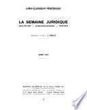 La semaine juridique