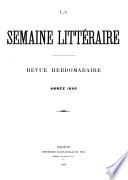 La Semaine littéraire