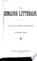 La Semaine littéraire