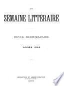 La Semaine littéraire