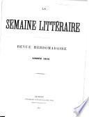 La Semaine littéraire