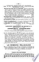La Semaine religieuse de Lyon et de la Province