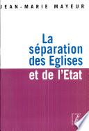 La séparation des Eglises et de l'Etat