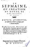 LA SEPMAINE, OV CREATION DV MONDE