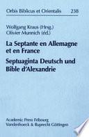 La Septante en Allemagne et en France