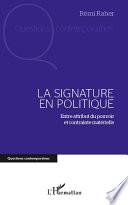 La signature en politique