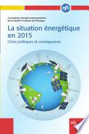 La situation énergétique en 2015 - 2ème édition