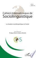 La Situation sociolinguistique en Suisse