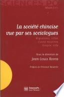 La société chinoise vue par ses sociologues