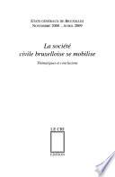 La société civile bruxelloise se mobilise