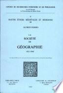 La Société de géographie