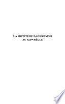 La société du Laos siamois au XIXe siècle