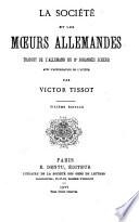 La société et les moeurs allemandes