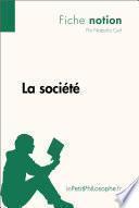 La société (Fiche notion)