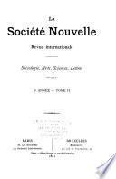 La Société nouvelle