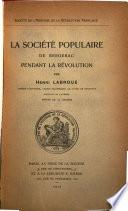La Société populaire de Bergerac pendant la révolution