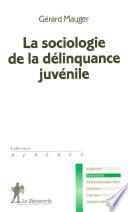 La sociologie de la délinquance juvénile
