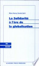 La solidarité à l'ère de la globalisation