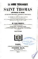 La somme théologique de Saint Thomas