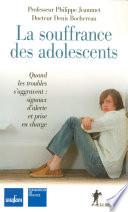 La souffrance des adolescents