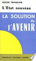 LA SOULUTION de l'AVENIR Par ROGER TRINQUIER
