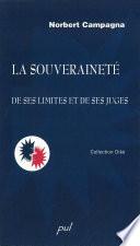 La souveraineté : De ses limites et de ses juges