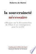 La souveraineté nécessaire