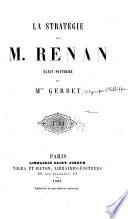 La stratégie de M. Renan