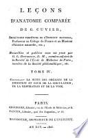La Suite Des Organes De La Digestion Et Ceux De La Circulation, De La Respiration Et De La Voix
