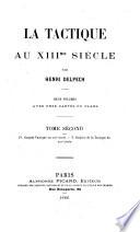 La tactique au XIIIme siècle