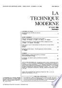 La Technique moderne