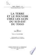 La terre et le pouvoir chez les Guin du sud-est du Togo