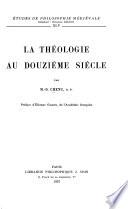 La théologie au douzième siècle