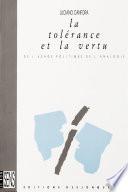 La tolérance et la vertu de l'usage politique de l'analogie