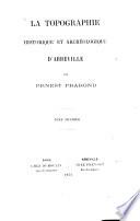 La topographie historique et archéologique d'Abbeville