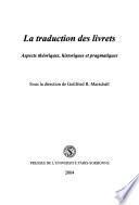 La traduction des livrets