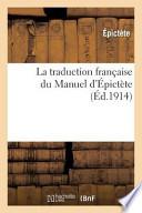 La Traduction Francaise Du Manuel D Epictete