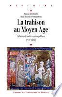 La trahison au Moyen Âge