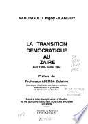La transition démocratique au Zaïre