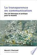La transparence en communication