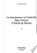 La transparence et l'indicible dans l'œuvre d'Alfred de Musset